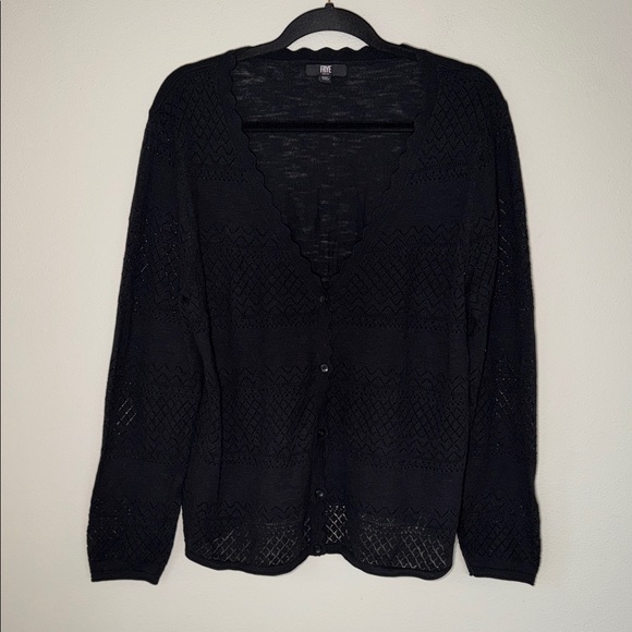Frye Sweaters - Frye Black Button Up Western Fairy Grunge Cardigan